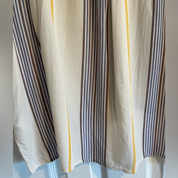 A.N.A Short Sleeve Classic Striped Relaxed Fit Button Down - Picture 7 of 8